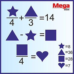Логические загадки для детей и взрослых. Графические уравнения. Развитие с Мега Вайс.